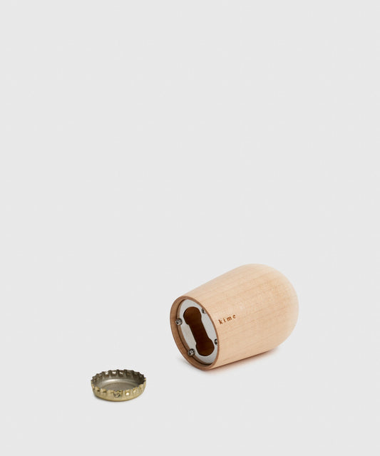Sculpted Maple Bottle Opener